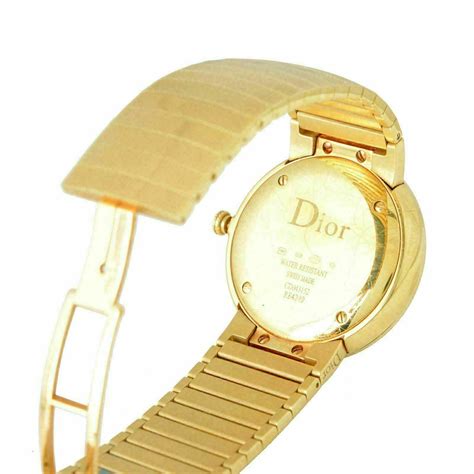 gold dior dial.